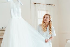 how to clean a wedding dress